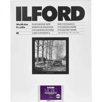 ILFORD Multigrade RC Deluxe Matt Black and White Photographic Paper 24x30 cm 50 Sheets