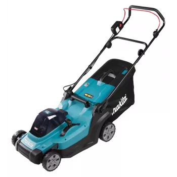 Makita LM004GM102 40V Max XGT Akku-Rasenmäher mit 2x 4,0Ah Akkus und Ladegerät, 43 cm Schnittbreite