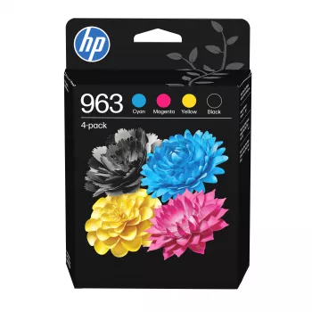 HP 963 CMYK Original Ink Cartridge 4er-Pack (Schwarz, Cyan, Magenta, Gelb) - Standard Yield