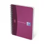 ELBA Oxford Office Notizbuch - Spiralbindung - A6 - 90 Blatt/180 Seiten - kariert - verschiedene Farben - Polypropylen (PP)