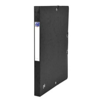 Oxford TOP FILE+ Dokumentenbox 2,5 cm Schwarz