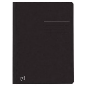 Hamelin Aktenordner A4 Schwarz Karton 390 g/m² Kaufmännische/Amtsheftung TOP