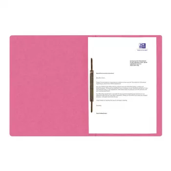 Oxford Top File+ Heftermappe A4 Pink Karton 390 g/m² Kaufmännische/Amtsheftung