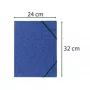 Exacompta Colorspan Gummizugmappe A4 Blau 355 g/m²
