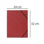 Exacompta Colorspan Elasticated Folder A4 Red 355 g/m² without Flaps