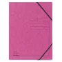 Exacompta Gummizugmappe A4 Pink Colorspan 355g ohne Klappen