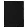 Exacompta Colorspan Eckspanner A4 Schwarz 355g ohne Klappen
