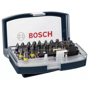 Bosch Schraubendreher-Bit-Set 32-teilig Torx, Phillips, Pozidriv, Sechskant, Schlitz, Torq-Set Länge 25 mm