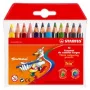 STABILO Trio Buntstifte - Farben sortiert - 4,2 mm - 12er Pack
