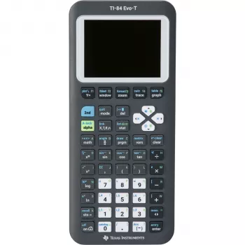 Texas Instruments TI-84 EVO-T Grafikrechner, Blau, Farb-LCD, Akku
