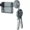Hager WDA7172 Profil-Halbzylinder Zubehör, 30/10 mm, vernickeltes Messing, 2 Schlüssel