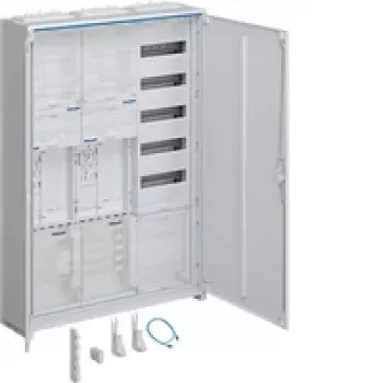 Hager ZB33ET225W1 Universalschrank 800x205x1100 mm Aufputz IP44 Verkehrsweiß RAL 9010 3 Felder