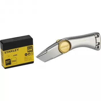Stanley FatMax Titan 0-10-122 Einziehbares Universalmesser mit 100 Klingen (FMHT10122-0)