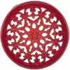 Staub Untersetzer rund 23 cm Kirschrot