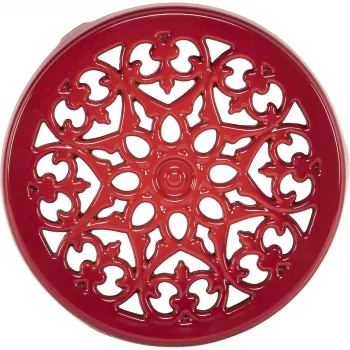 Staub Untersetzer rund 23 cm Kirschrot