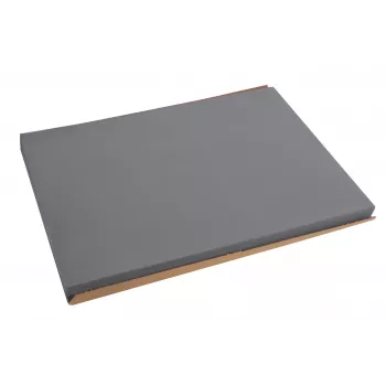 PROnappe Einweg-Tischset 400 x 300 mm, Grau, geprägtes, leicht satiniertes Papier