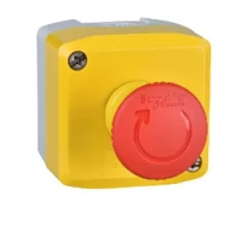 Schneider Electric Harmony XALK Komplette Befehlsstelle mit rotem Pilztaster