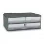 CEP Office Solution MoovUp Schubladeneinheit mit Schloss Lichtgrau DIN A4 Querformat DIN A5 Querformat 3 Schubladen
