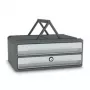 CEP Office Solution MoovUp Schubladenbox mit Schloss Lichtgrau DIN A4 Quer 2 Schubladen