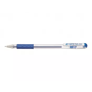 Pentel Gel Roller 0,3 mm Blau Hybrid-Grip Gummi-Griffzone