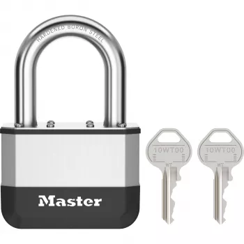Master Lock Elite 67mm Laminated Steel Padlock with 38mm Shackle, 5-Pin Cylinder