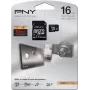 PNY Technologies HP High Performance MicroSDHC-Karte 16 GB Class 10 U1 mit SD-Adapter
