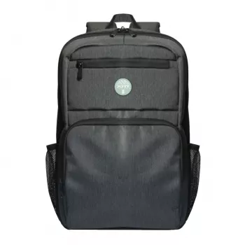 PORT Designs 15.6 inch Seattle Laptop-Rucksack, Schwarz, 20L, recyceltes Polyester, ohne Regenhülle