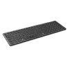 PORT Designs FR - Tastatur Compact Pro Wiederaufladbar Bluetooth AZERTY Schwarz