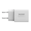 PORT Designs PORT Connect Wandladegerät 20W USB-C PD mit Aufbewahrungstasche Weiß