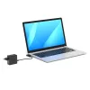 PORT Designs GaN 65W USB-C Netzteil - Universelles Ladegerät - EU-Stecker - Schwarz