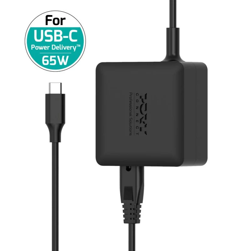 PORT Designs GaN 65W USB-C Netzteil mit EU-Netzkabel