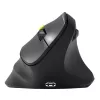 PORT Designs PORT Connect Professional ERGO SHAPE Wireless Rechargeable Mouse - Right-Handed - Optical - 5 Buttons - 2.4 GHz, Bluetooth - USB Receiver