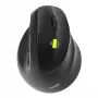 PORT Designs PORT Connect Professional ERGO SHAPE Wireless Rechargeable Mouse - Right-Handed - Optical - 5 Buttons - 2.4 GHz, Bluetooth - USB Receiver