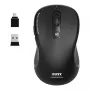 PORT Designs PORT Connect Professional ESSENTIAL Wireless Optical Mouse - 5 Tasten - 2,4 GHz, Bluetooth - USB-Empfänger - Schwarz