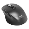 PORT Designs PORT Connect Professional BUSINESS Wiederaufladbare Funkmaus - Optisch - 6 Tasten - 2,4 GHz, Bluetooth - USB-Empfänger - Schwarz