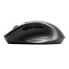 PORT Designs PORT Connect Professional BUSINESS Wiederaufladbare Funkmaus - Optisch - 6 Tasten - 2,4 GHz, Bluetooth - USB-Empfänger - Schwarz