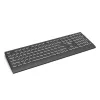 PORT Designs Wireless Rechargeable Illuminated Keyboard - French AZERTY Layout - Black
