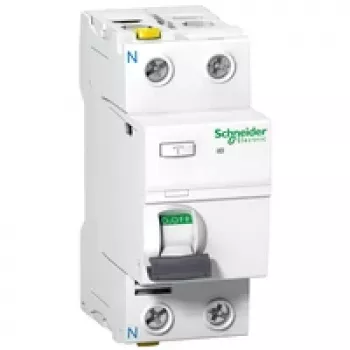 Schneider Electric A9Z21240 Acti9 iID Fehlerstrom-Schutzschalter (RCCB) 2P 40A 30mA Typ A 220-240V AC IP20 Weiß