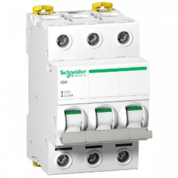 Schneider Electric Acti9 iSW A9S65363 3-poliger Trennschalter 63A 400V AC Weiß