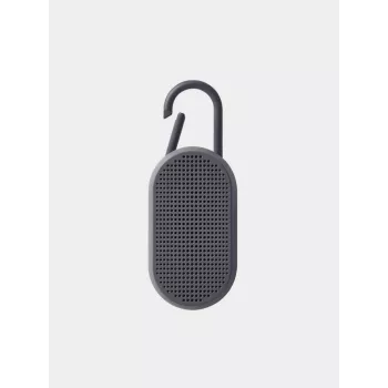 Lexon Mino T Waterproof Speaker mit Standfuß und Karabiner Grau LA124G
