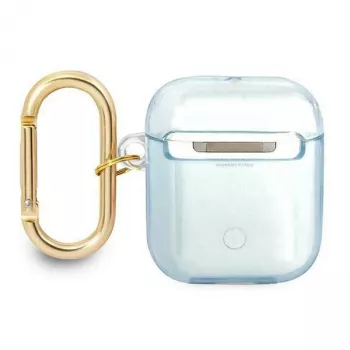 Guess GUA2HHTSB AirPods 1/2 Hülle Blue Strap Collection