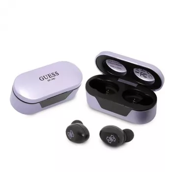 Guess GUTWST31EU True Wireless Stereo Bluetooth 5.3 Ohrhörer mit Ladecase - Lila
