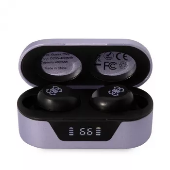 Guess GUTWST31EU True Wireless Stereo Bluetooth 5.3 Ohrhörer mit Ladecase - Lila