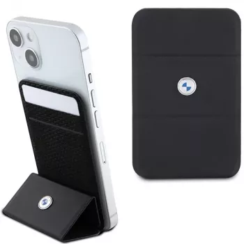 BMW Card Slot Stand Wallet MagSafe Signature Collection Schwarz