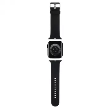 Karl Lagerfeld 3D Rubber Karl & Choupette Heads NFT Apple Watch Armband 38/40/41mm Schwarz