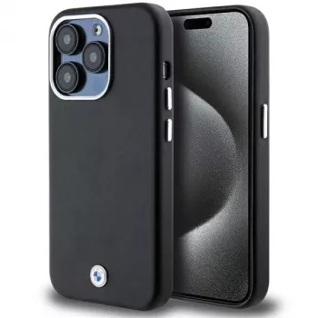BMW Signature Wrapped Metal MagSafe Case für iPhone 14 Pro Max 6,7 inch Schwarz