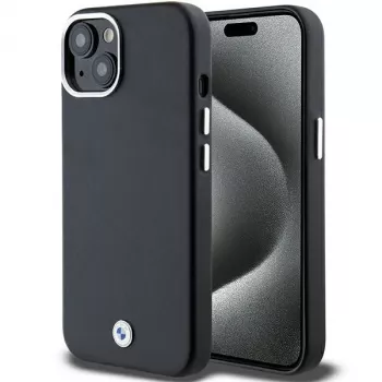 BMW Signature Wrapped Metal MagSafe Case für iPhone 15 / 14 / 13 6,1 inch Schwarz