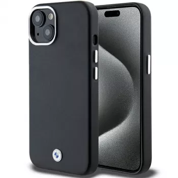 BMW M Collection Signature Wrapped Metal MagSafe Case für iPhone 15 Plus / 14 Plus - Schwarz