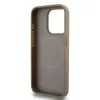 DKNY DKHMP15XPSOSPW Hardcase Leder mit Printmuster und Metall-Logo MagSafe für iPhone 15 Pro Max 6,7 inch Braun