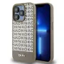 DKNY DKHMP15XPSOSPW Hardcase Leder mit Printmuster und Metall-Logo MagSafe für iPhone 15 Pro Max 6,7 inch Braun